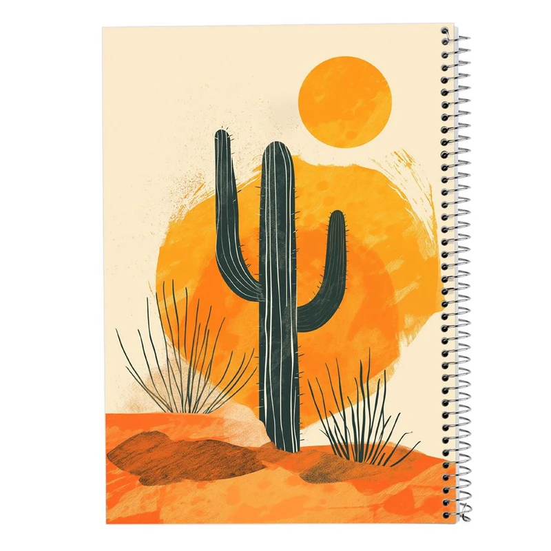 دفتر شطرنجی 50 برگ مدوپد طرح کویر کد DF16663