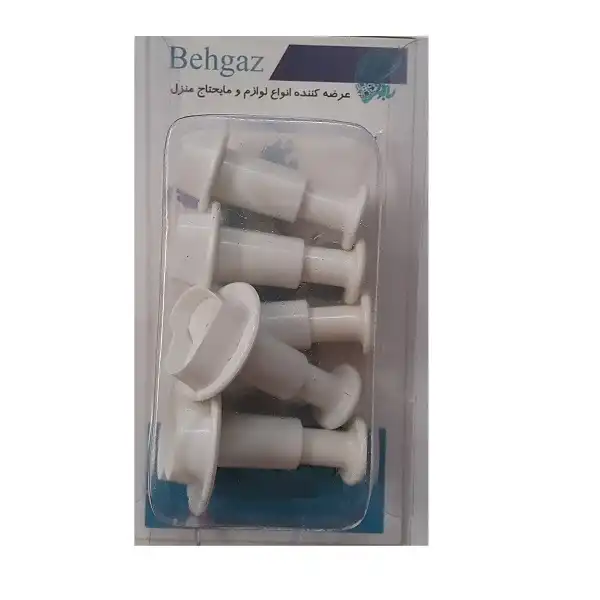 قالب شیرینی به گز مدل قلب مجموعه 5 عددی