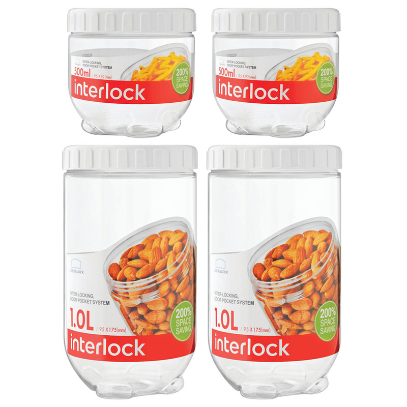 بانکه لاک اند لاک مدل Interlock کد 30657 مجموعه 4 عددی