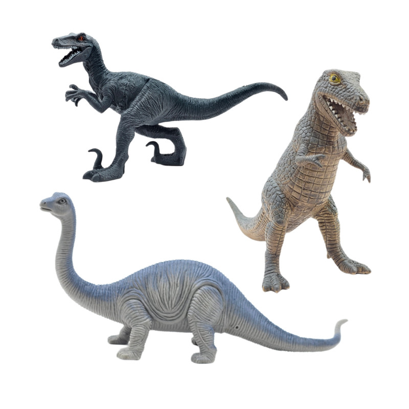 فیگور مدل دایناسور کد ۱۱۷ بسته ۳ عددی
