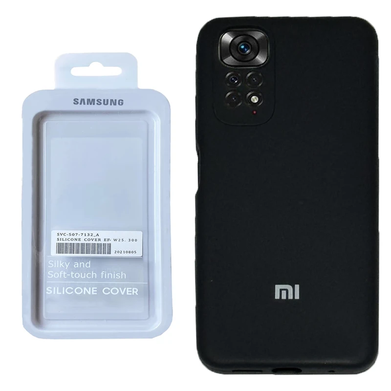 کاور مدل سیلیکون پاک کنی مناسب برای گوشی موبایل شیائومی redmi note 11 4g/redmi note 11s