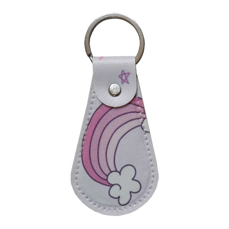 جاکلیدی دخترانه طرح رنگین کمان کد QH10106