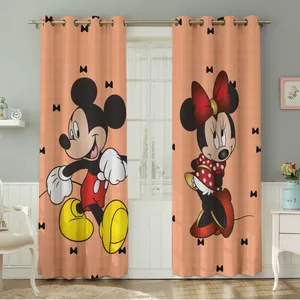 پرده نیروانا طرح  کودک مدل مخمل کد 8320 سایز 140×280 سانتی متر