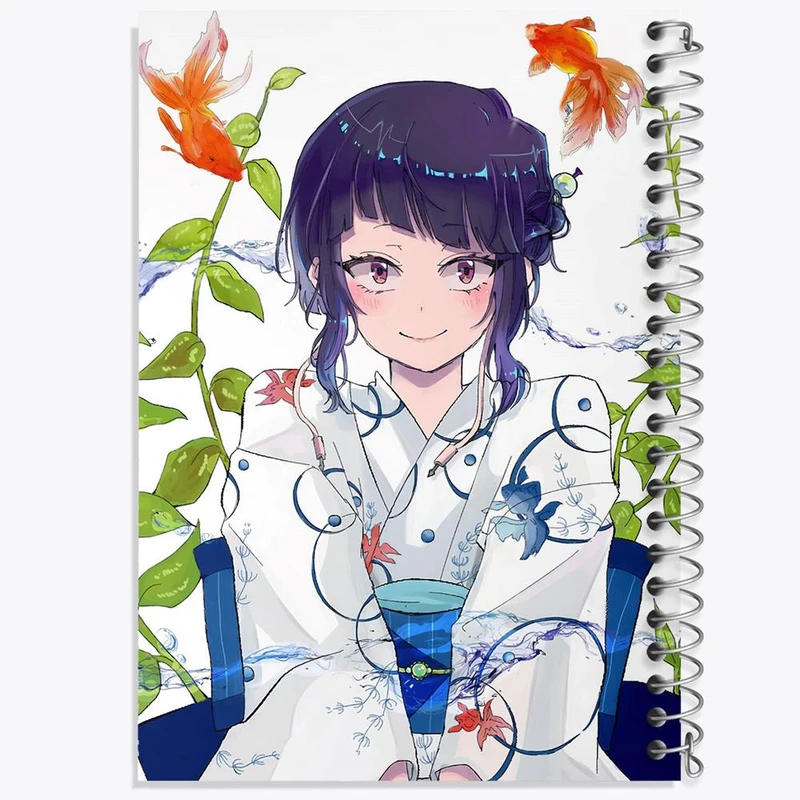 دفتر مشق 100 برگ خندالو طرح کیوکا جیرو انیمه آکادمی قهرمان من کد 11577