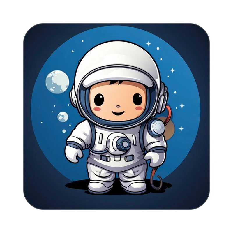 زیر لیوانی کاکتی طرح فضانورد مدل mp46466