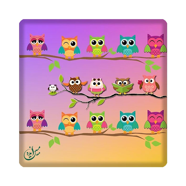کاشی مبین ایده مدل جغد kh10 کد 1075