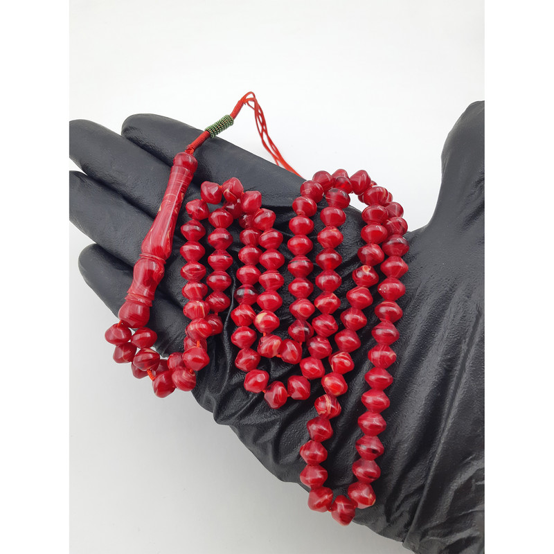 تسبیح مدل کهربا کد8