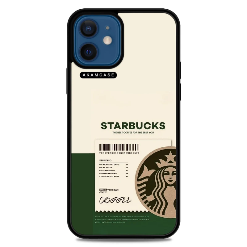 کاور آکام مدل AMC-WA12M-STARBUCKS-43 مناسب برای گوشی موبایل اپل iPhone 12 Mini