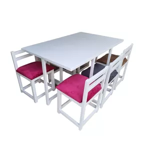  میز و صندلی ناهارخوری 6 نفره گالری چوب آشنایی مدل Wh-720