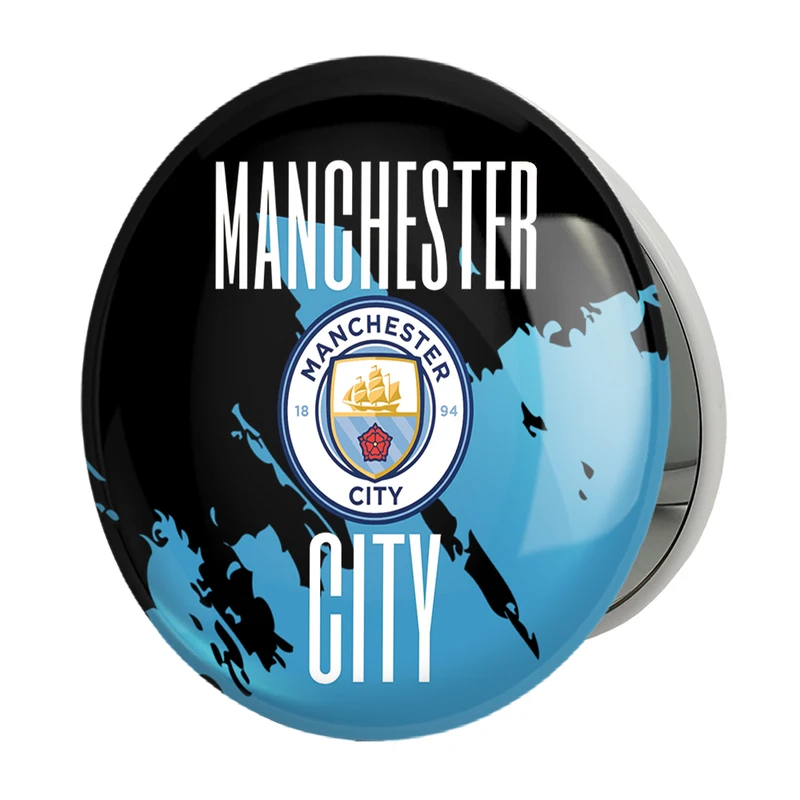 آینه جیبی خندالو طرح باشگاه منچستر سیتی مدل تاشو کد 26809 