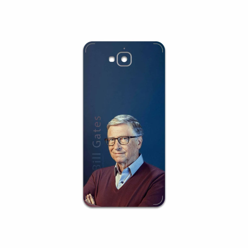 برچسب پوششی ماهوت مدل Bill Gates مناسب برای گوشی موبایل هوآوی Y6 Pro