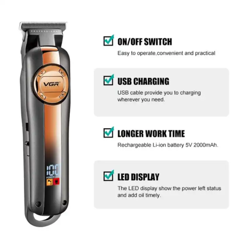 ماشین اصلاح موی سر و صورت وی جی ار مدل V-941