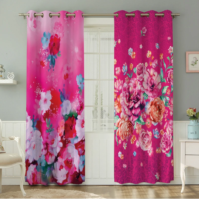 پرده نیروانا طرح مدرن  مدل هازان کد 4407 سایز 140×280 سانتی متر