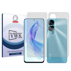VWK Tough model matte screen protector suitable for Honor 90 Lite mobile phone along with the back protector 