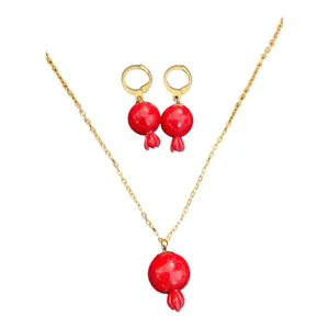 نیم ست زنانه مدل انار 