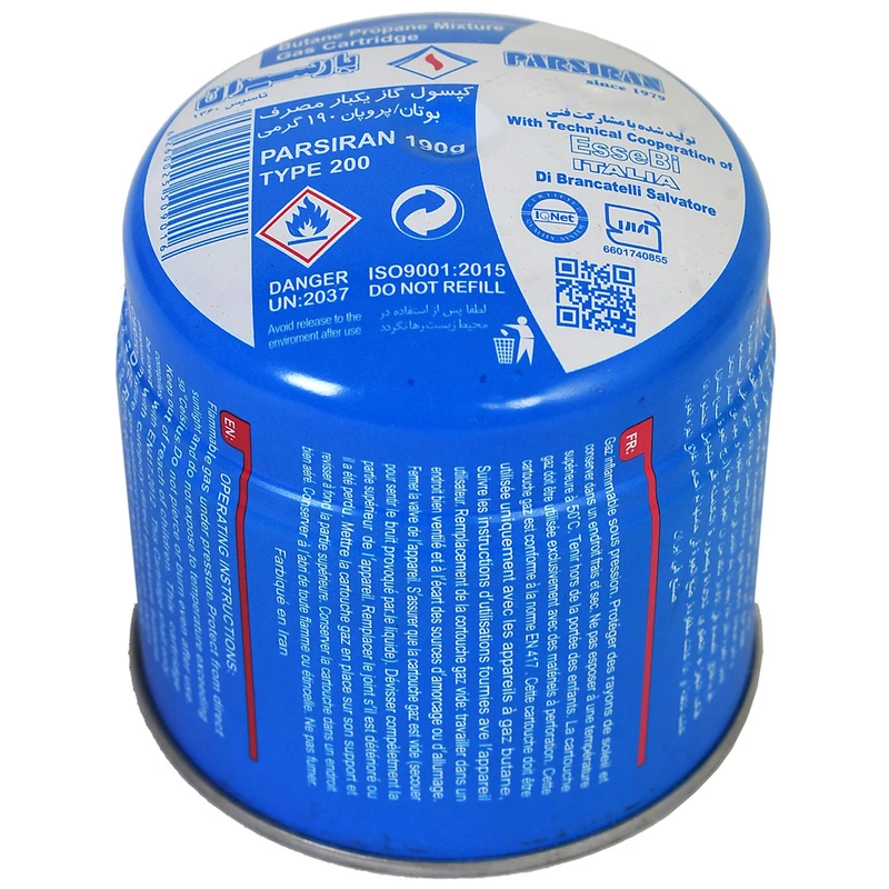  کپسول گاز 190گرمی پارسیران مدل c-200