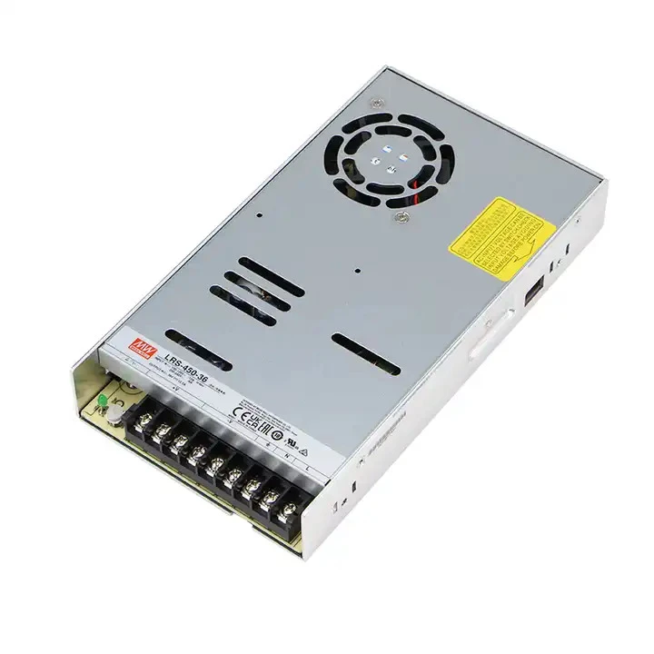 منبع تغذیه 36 ولت 12.5 آمپر مینول مدل LRS-450-36