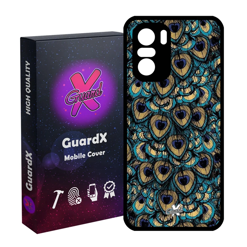 کاور گارد ایکس طرح Peacock مدل Glass10092 مناسب برای گوشی موبایل شیائومی Poco F3/MI 11X/MI 11X Pro/Redmi K40/K40 Pro