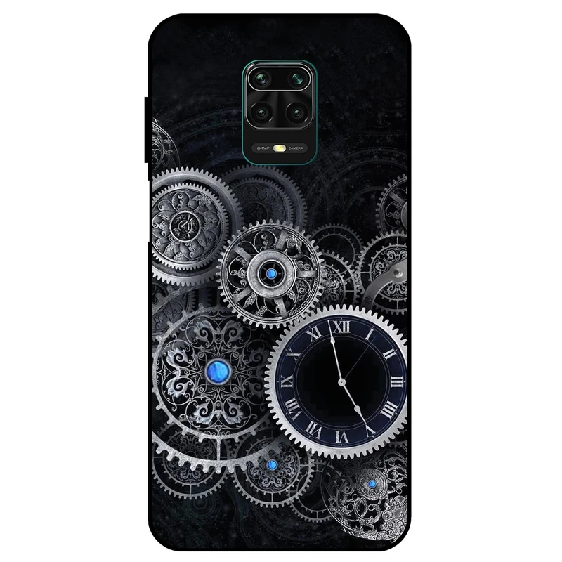 کاور مگافون طرح ساعت مدل 8161 مناسب برای گوشی موبایل شیائومی Redmi Note 9s / 9 Pro / 9 Pro Max 
