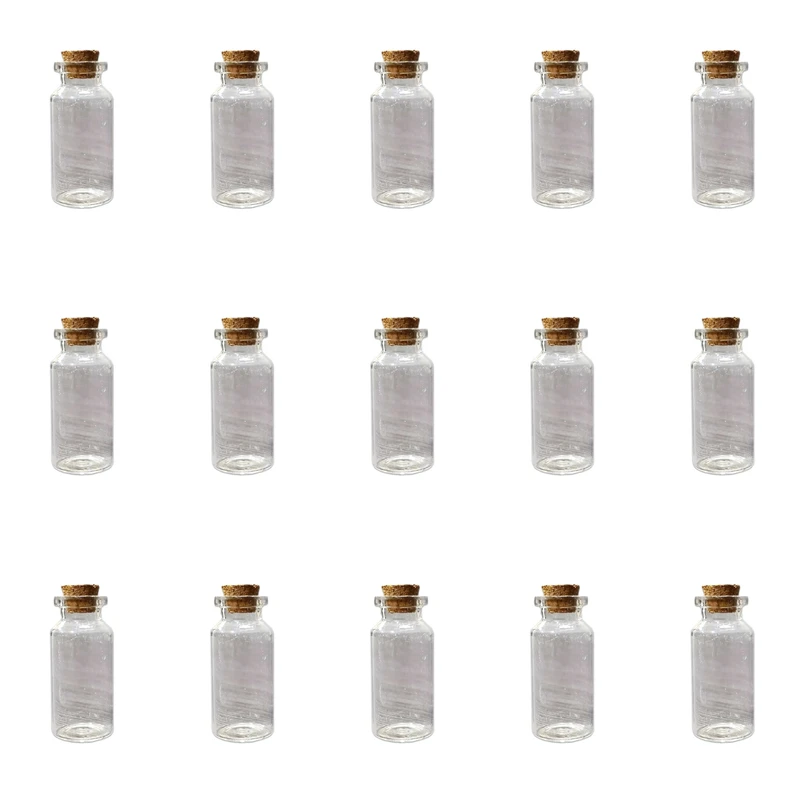 بطری مدل ویال تزیینی بسته ۱۵ عددی