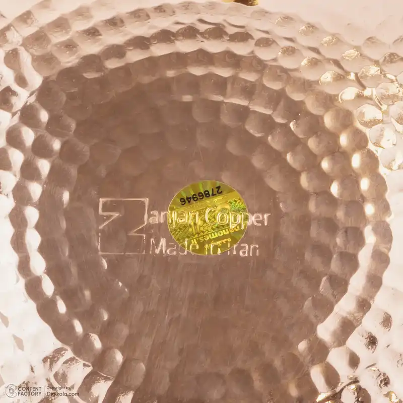 ظرف سرو مس زنجان کد 001