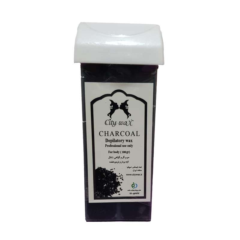 موم سیتی وکس مدل Charcoal وزن 100 گرم