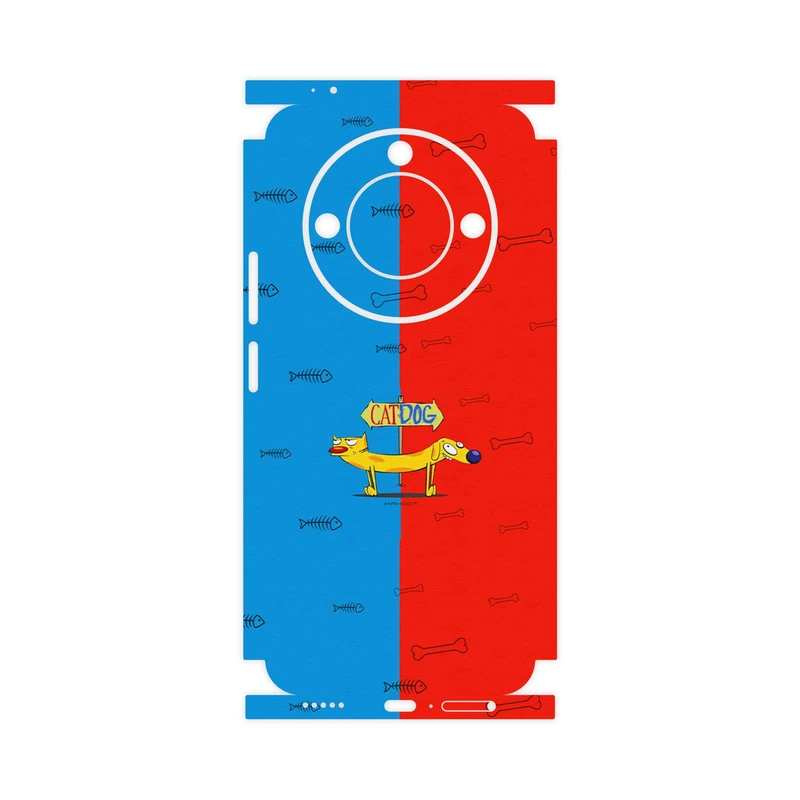 برچسب پوششی ماهوت مدل CatDog-FullSkin مناسب برای گوشی موبایل آنر X9c Smart