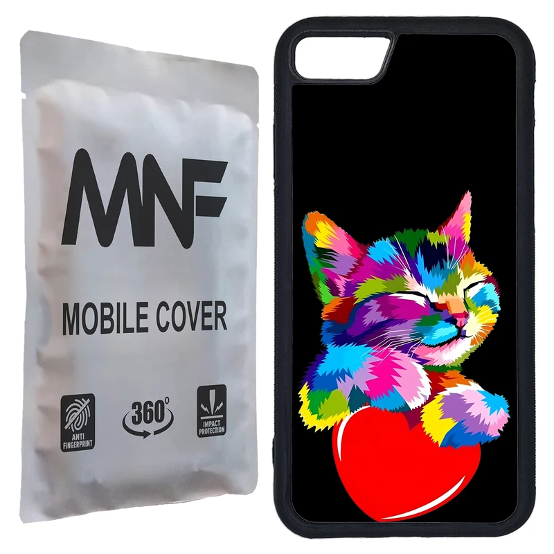 کاور ام ان اف طرح گربه فانتزی کد P-056 مناسب برای گوشی موبایل اپل iPhone 7 / 8