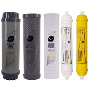 نقد و بررسی فیلتر دستگاه تصفیه آب آکوآ اسپرینگ مدل F-S7-A5 مجموعه 5 عددی توسط خریداران