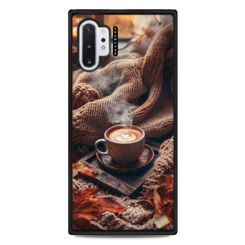 کاور آکام مدل AMC-WSGN10P-COFFEE-17 مناسب برای گوشی موبایل سامسونگ Galaxy Note 10 Plus