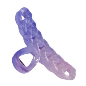 کلیپس مو زنانه مدل رنگین کمانی