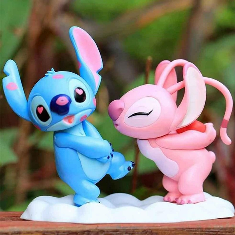 فیگور مدل استیچ عاشق طرح ابری کد 5980 مجموعه 2 عددی ارتفاع 14 سانتی متر