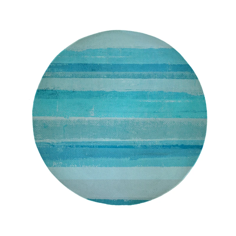 پادری مدل دایره طرح آبرنگی کد 9027 سایز 90 × 90 سانتی متر 