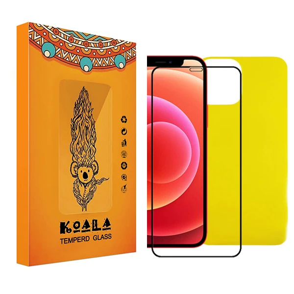 محافظ صفحه نمایش و پشت کوآلا مدل Fade مناسب برای گوشی موبایل اپل iPhone 12 Pro Max