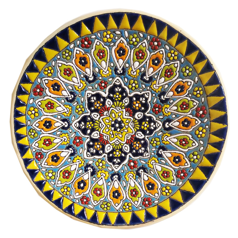 بشقاب میناکاری 20 سانتی متر کد M219C
