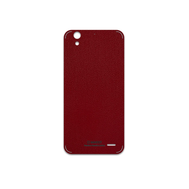 برچسب پوششی ماهوت مدل Red-Leather مناسب برای گوشی موبایل هوآوی Ascend G630
