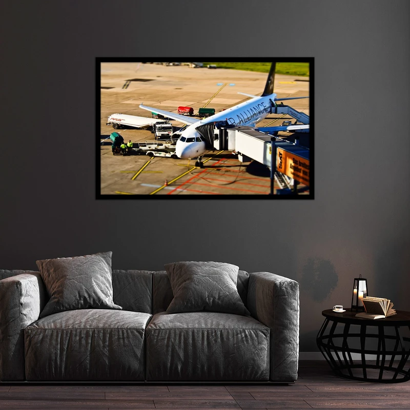 تابلو بکلیت طرح فرودگاه و هواپیما مدل  B-bu2544