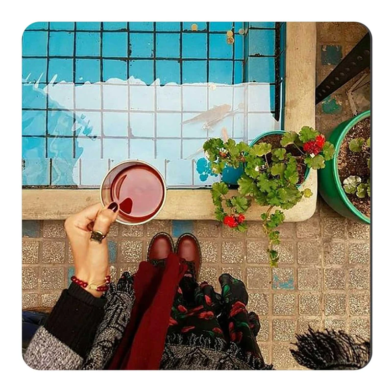  مگنت طرح فنجان چایی و حوض کاشی کد wmg675