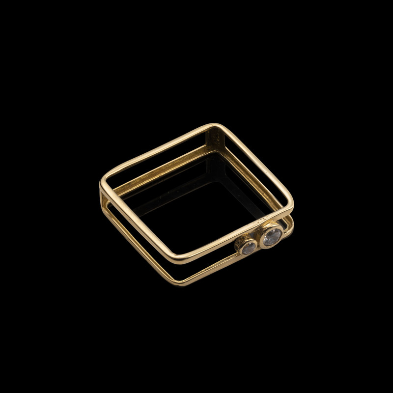 انگشتر طلا 18 عیار زنانه جواهری سون مدل 3226 انگشتر طلا 18 عیار زنانه جواهری سون مدل 3226