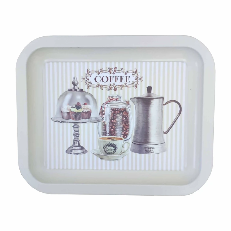 سینی بدون دسته مدل cafe کد 12 سایز 20x16 سانتی متر