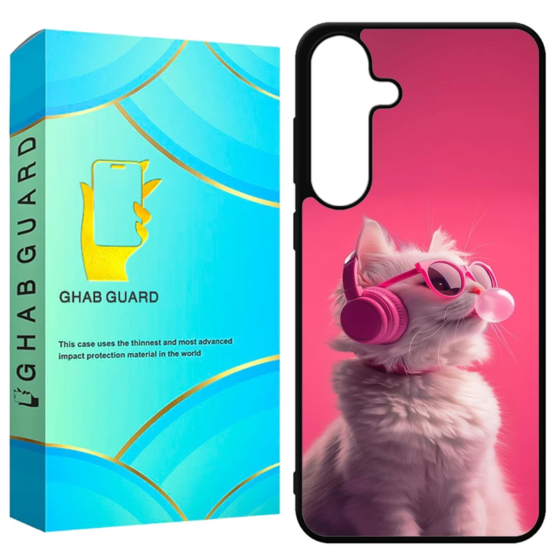 کاور قاب گارد طرح گربه مدل GCHPS24 مناسب برای گوشی موبایل سامسونگ Galaxy S24
