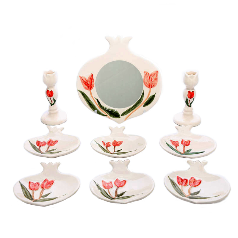 مجموعه ظروف هفت سین 9 پارچه کد NR-001