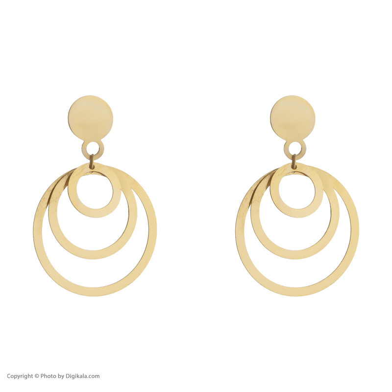 نیم ست طلا 18 عیار زنانه مایا ماهک مدل MS0635 طرح دایره متداخل نیم ست طلا 18 عیار زنانه مایا ماهک مدل MS0635 طرح دایره متداخل