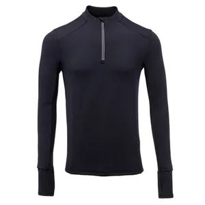 تی‌شرت ورزشی آستین بلند مردانه اکتیو تاچ مدل نیم زیپ کد 20786629