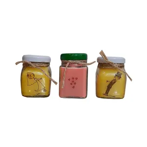 شمع لیوانی مدل عطری مجموعه 3 عددی