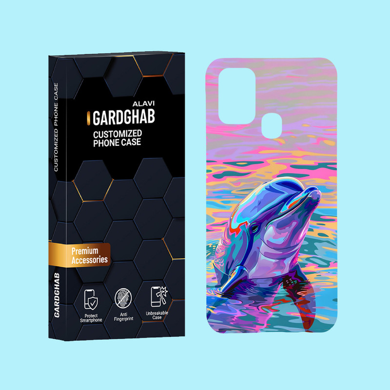 کاور گارد قاب علوی مدل هنری مناسب برای گوشی موبایل سامسونگ Galaxy M31