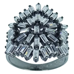 انگشتر نقره زنانه سلین کالا مدل برلیان ce-As229