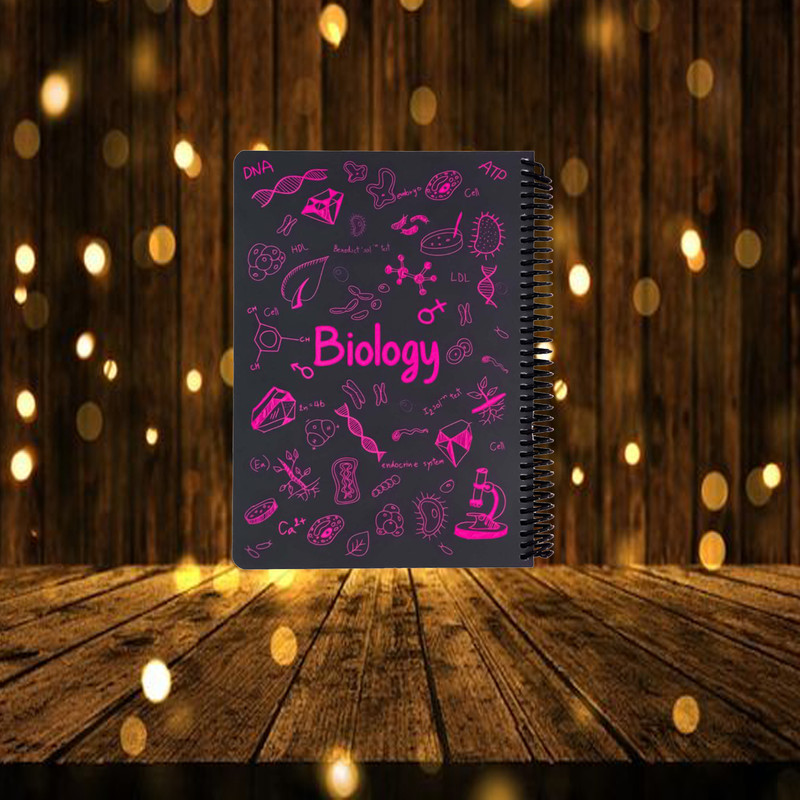 دفتر 100 برگ دات نوت طرح زیست شناسی مدل هارد کد B5