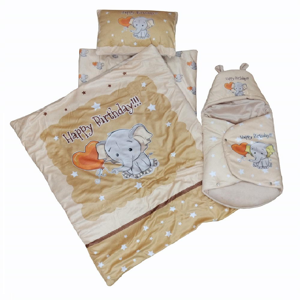 سرویس خواب 4 تکه نوزادی طرح فیل