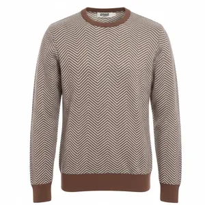 پلیور یقه گرد مردانه مدل جناغی کد Z88